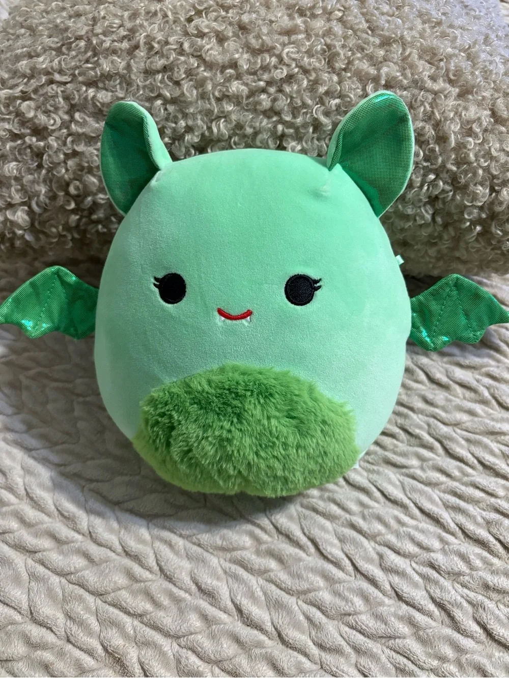 Original Squishmallows Green Bat Plush Bag/Purse Stuffing Pillow Insert